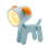 LED-Tier Blue Dog