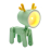 LED-Tier Green Deer