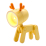 LED-Tier Yellow Deer